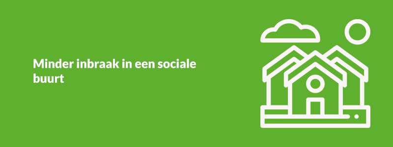 IMMO blog Minder inbraak in een sociale buurt