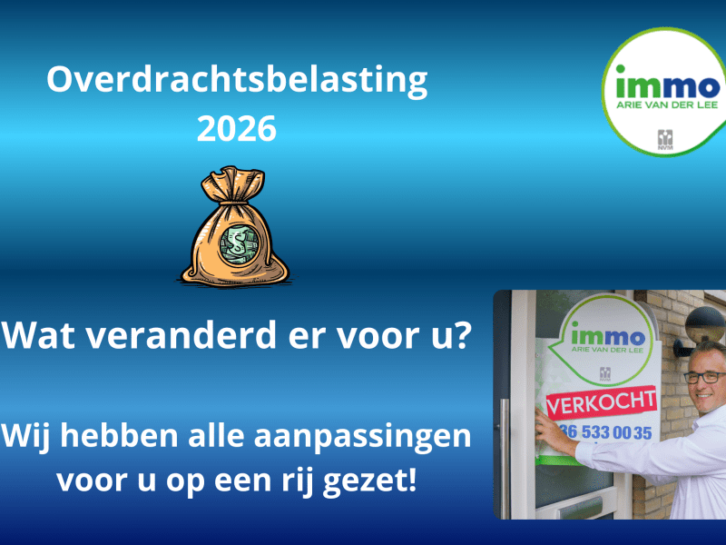 Verandering regels overdrachtsbelasting in 2026