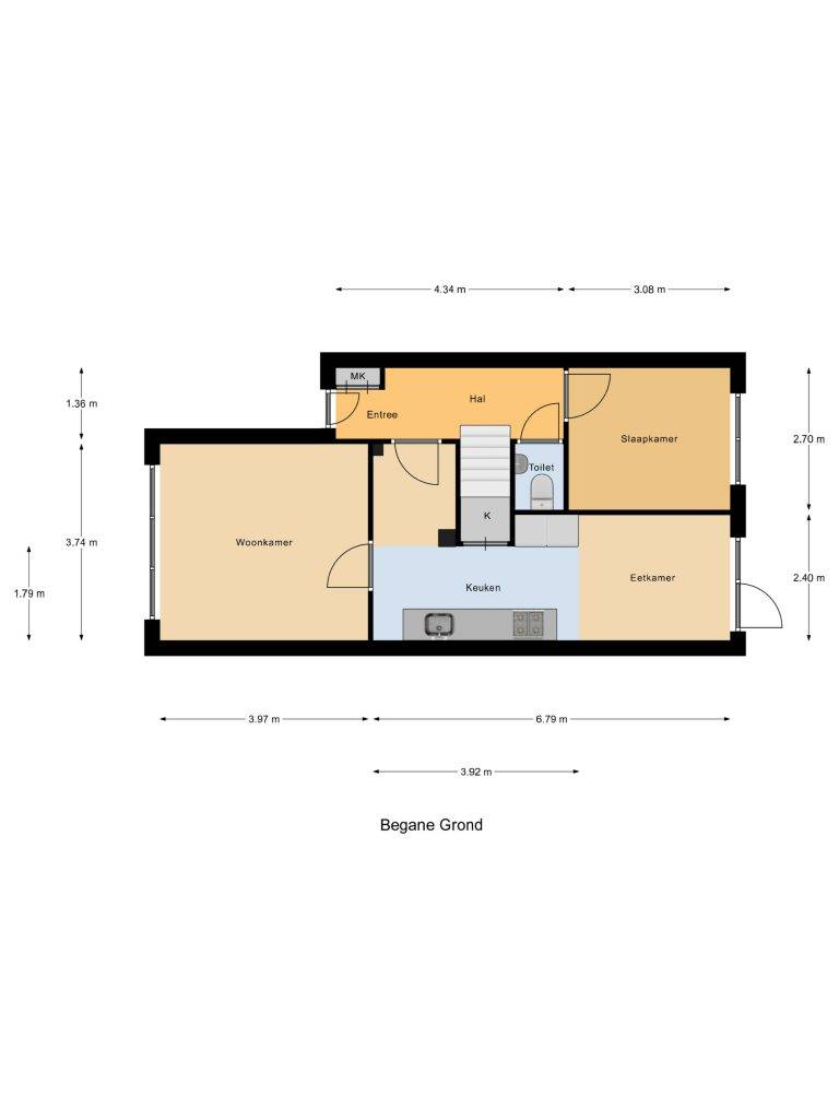 Joris Ivenslaan 99 – Almere – Plattegrond