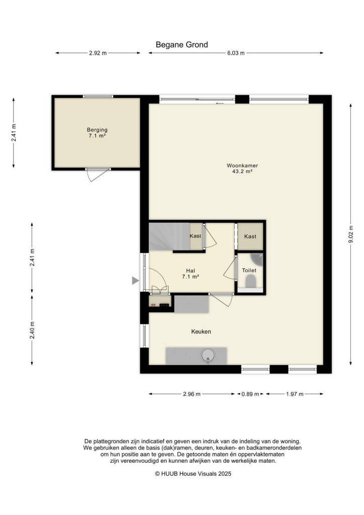 Kromgouw 83 – Almere – Plattegrond